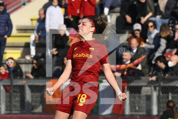 2023-02-11 - Benedetta Glionna of AS Roma Women during the 17th day of the Serie A Championship between A.S. Roma Women and F.C. Inter Women at the Stadio Tre Fontane on 11th of February, 2023 in Rome, Italy. - AS ROMA VS INTER - FC INTERNAZIONALE - ITALIAN SERIE A WOMEN - SOCCER