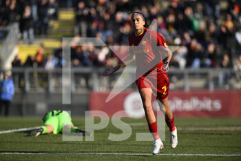 2023-02-11 - Andressa Alves of AS Roma Women during the 17th day of the Serie A Championship between A.S. Roma Women and F.C. Inter Women at the Stadio Tre Fontane on 11th of February, 2023 in Rome, Italy. - AS ROMA VS INTER - FC INTERNAZIONALE - ITALIAN SERIE A WOMEN - SOCCER