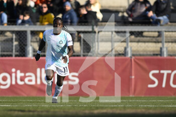 2023-02-11 - Tabitha Chawinga of F.C. Inter Women during the 17th day of the Serie A Championship between A.S. Roma Women and F.C. Inter Women at the Stadio Tre Fontane on 11th of February, 2023 in Rome, Italy. - AS ROMA VS INTER - FC INTERNAZIONALE - ITALIAN SERIE A WOMEN - SOCCER