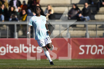 2023-02-11 - Tabitha Chawinga of F.C. Inter Women during the 17th day of the Serie A Championship between A.S. Roma Women and F.C. Inter Women at the Stadio Tre Fontane on 11th of February, 2023 in Rome, Italy. - AS ROMA VS INTER - FC INTERNAZIONALE - ITALIAN SERIE A WOMEN - SOCCER