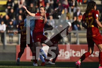 2023-02-11 - Marta Teresa Pandini of F.C. Inter Women during the 17th day of the Serie A Championship between A.S. Roma Women and F.C. Inter Women at the Stadio Tre Fontane on 11th of February, 2023 in Rome, Italy. - AS ROMA VS INTER - FC INTERNAZIONALE - ITALIAN SERIE A WOMEN - SOCCER