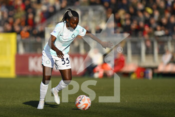 2023-02-11 - Ajara Nchout Njoya of F.C. Inter Women during the 17th day of the Serie A Championship between A.S. Roma Women and F.C. Inter Women at the Stadio Tre Fontane on 11th of February, 2023 in Rome, Italy. - AS ROMA VS INTER - FC INTERNAZIONALE - ITALIAN SERIE A WOMEN - SOCCER
