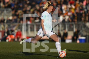 2023-02-11 - Stefanie Van Der Gragt of F.C. Inter Women during the 17th day of the Serie A Championship between A.S. Roma Women and F.C. Inter Women at the Stadio Tre Fontane on 11th of February, 2023 in Rome, Italy. - AS ROMA VS INTER - FC INTERNAZIONALE - ITALIAN SERIE A WOMEN - SOCCER