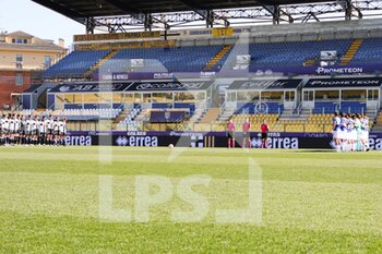 2023-02-12 - Minute of silence (Parma Calcio) (Uc Sampdoria)in action during the match of Italian Serie A Female Championships season 22/23 at Stadio Tardini in Parma (Italy) - PARMA CALCIO VS UC SAMPDORIA - ITALIAN SERIE A WOMEN - SOCCER