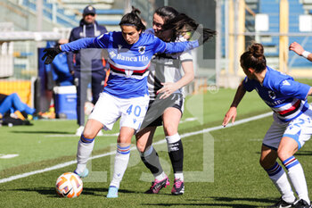 2023-02-12 - Bianca Fallico (Parma Calcio) (Uc Sampdoria)in action during the match of Italian Serie A Female Championships season 22/23 at Stadio Tardini in Parma (Italy) - PARMA CALCIO VS UC SAMPDORIA - ITALIAN SERIE A WOMEN - SOCCER