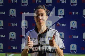 2023-02-12 - Paloma Lazaro MVP of the math (Parma Calcio) (Uc Sampdoria)in action during the match of Italian Serie A Female Championships season 22/23 at Stadio Tardini in Parma (Italy) - PARMA CALCIO VS UC SAMPDORIA - ITALIAN SERIE A WOMEN - SOCCER
