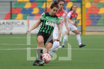 2023-02-25 - Melissa Bellucci of US Sassuolo  in action during the Italy Women Serie A football between Pomigliano Calcio and US Sassuolo  at Stadio Comunale di Palma Campania  - POMIGLIANO CALCIO VS US SASSUOLO - ITALIAN SERIE A WOMEN - SOCCER