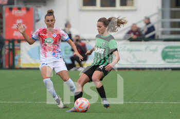 2023-02-25 - Davina Philtjens of US Sassuolo  in action  during the Italy Women Serie A football between Pomigliano Calcio and US Sassuolo  at Stadio Comunale di Palma Campania  - POMIGLIANO CALCIO VS US SASSUOLO - ITALIAN SERIE A WOMEN - SOCCER