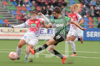 2023-02-25 - Daniela Sabatino of US Sassuolo in action  during the Italy Women Serie A football between Pomigliano Calcio and US Sassuolo  at Stadio Comunale di Palma Campania  - POMIGLIANO CALCIO VS US SASSUOLO - ITALIAN SERIE A WOMEN - SOCCER