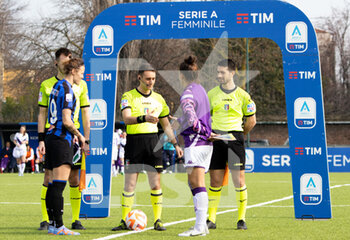 2023-02-25 - Captains Lisa Alborghetti (Inter) and Tortelli Alice(Fiorentina) - INTER - FC INTERNAZIONALE VS ACF FIORENTINA - ITALIAN SERIE A WOMEN - SOCCER