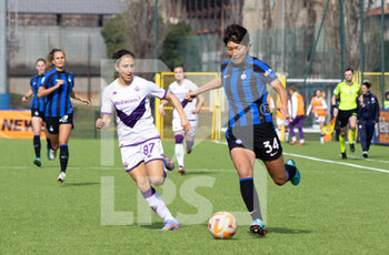 2023-02-25 - Veronica Boquete(Fiorentina) and Mihasi Mana (inter) - INTER - FC INTERNAZIONALE VS ACF FIORENTINA - ITALIAN SERIE A WOMEN - SOCCER