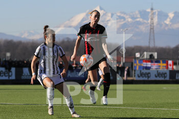 2023-02-04 - Martina Lenzini (Juventus Women) and Kosovare Asllani (Milan) - JUVENTUS FC VS AC MILAN - ITALIAN SERIE A WOMEN - SOCCER