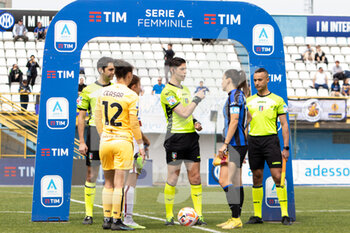 2023-04-15 - Captains Camelia Ceasar(Roma) and Marta Pandini (Inter) - INTER FC INTERNAZIONALE VS AS ROMA - ITALIAN SERIE A WOMEN - SOCCER