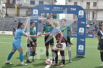 19/03/2023 - the greeting of the two captains  during the Women’s Serie A match between Pomigliano Calcio   v Parma  at Stadio Comunale Palma Campania - POMIGLIANO VS PARMA CALCIO - SERIE A FEMMINILE - CALCIO