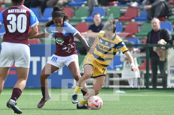 19/03/2023 - Crfistina Sena Das Neves of Pomigliano Calcio   competes for the ball with Paloma Lazaro of Parma FC  during the Women’s Serie A match between Pomigliano Calcio   v Parma  at Stadio Comunale Palma Campania - POMIGLIANO VS PARMA CALCIO - SERIE A FEMMINILE - CALCIO