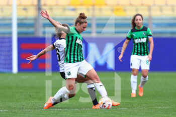 2023-03-26 - Martina Tomaselli of U.S. Sassuolo Calcio in action during the Women Serie A match between Parma Calcio 1913 and U.S. Sassuolo Calcio at Stadio Ennio Tardini on March 25, 2023 in Parma, Italy. - PARMA CALCIO VS US SASSUOLO - ITALIAN SERIE A WOMEN - SOCCER