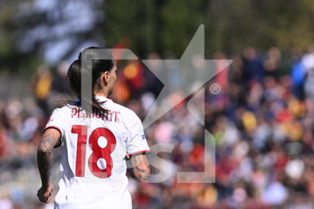 2023-04-01 - Martina Piemonte of A.C. Milan during the 21th day of the Serie A Championship Poule Scudetto between A.S. Roma Women and A.C. Milan Women at the stadio Tre Fontane on April 1, 2023 in Rome, Italy. - AS ROMA VS AC MILAN - ITALIAN SERIE A WOMEN - SOCCER