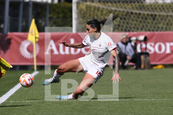 2023-04-01 - Martina Piemonte of A.C. Milan during the 21th day of the Serie A Championship Poule Scudetto between A.S. Roma Women and A.C. Milan Women at the stadio Tre Fontane on April 1, 2023 in Rome, Italy. - AS ROMA VS AC MILAN - ITALIAN SERIE A WOMEN - SOCCER