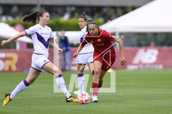 2023-04-29 - Andressa Alves of AS Roma Women during the 6th day of the Serie A Championship Poule Scudetto between A.S. Roma Women vs ACF Fiorentina at the stadio Tre Fontane on April 29, 2023 in Rome, Italy. - AS ROMA VS ACF FIORENTINA - ITALIAN SERIE A WOMEN - SOCCER