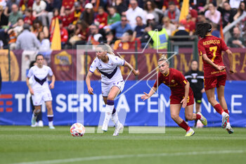 2023-04-29 - Emma Severini of ACF Fiorentina during the 6th day of the Serie A Championship Poule Scudetto between A.S. Roma Women vs ACF Fiorentina at the stadio Tre Fontane on April 29, 2023 in Rome, Italy. - AS ROMA VS ACF FIORENTINA - ITALIAN SERIE A WOMEN - SOCCER