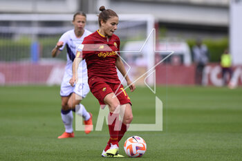 2023-04-29 - Manuela Giugliano of AS Roma Women during the 6th day of the Serie A Championship Poule Scudetto between A.S. Roma Women vs ACF Fiorentina at the stadio Tre Fontane on April 29, 2023 in Rome, Italy. - AS ROMA VS ACF FIORENTINA - ITALIAN SERIE A WOMEN - SOCCER