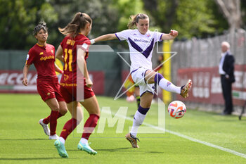 2023-04-29 - Milica Mijatovic of ACF Fiorentina during the 6th day of the Serie A Championship Poule Scudetto between A.S. Roma Women vs ACF Fiorentina at the stadio Tre Fontane on April 29, 2023 in Rome, Italy. - AS ROMA VS ACF FIORENTINA - ITALIAN SERIE A WOMEN - SOCCER