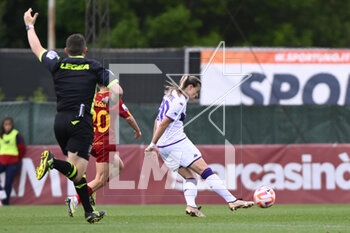 2023-04-29 - Milica Mijatovic of AFC Fiorentina Women during the 6th day of the Serie A Championship Poule Scudetto between A.S. Roma Women vs ACF Fiorentina at the stadio Tre Fontane on April 29, 2023 in Rome, Italy. - AS ROMA VS ACF FIORENTINA - ITALIAN SERIE A WOMEN - SOCCER