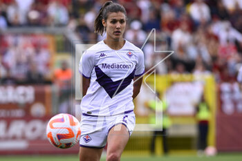 2023-04-29 - Federica Cafferata of ACF Fiorentina during the 6th day of the Serie A Championship Poule Scudetto between A.S. Roma Women vs ACF Fiorentina at the stadio Tre Fontane on April 29, 2023 in Rome, Italy. - AS ROMA VS ACF FIORENTINA - ITALIAN SERIE A WOMEN - SOCCER