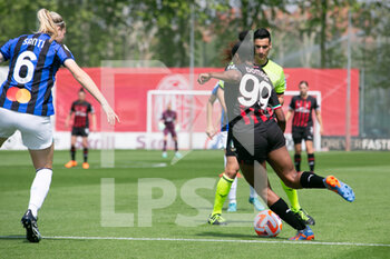 2023-04-22 - Chante Dompig in action - AC MILAN VS INTER - FC INTERNAZIONALE - ITALIAN SERIE A WOMEN - SOCCER