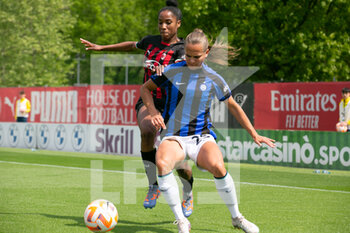 2023-04-22 - Chante Dompig aganist Frederikke Thogersen - AC MILAN VS INTER - FC INTERNAZIONALE - ITALIAN SERIE A WOMEN - SOCCER