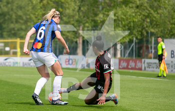 2023-04-22 - Chante Dompig tackle - AC MILAN VS INTER - FC INTERNAZIONALE - ITALIAN SERIE A WOMEN - SOCCER