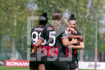 2023-04-22 - Happines Ac Milan - AC MILAN VS INTER - FC INTERNAZIONALE - ITALIAN SERIE A WOMEN - SOCCER
