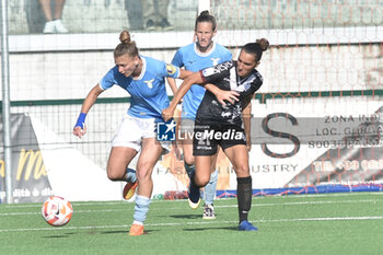 2023-06-08 - Francesca Pittaccio of SS Lazio competes for the ball with Virginia Di Giammarinc of Pomigliano Calcio during the Play - Out Serie A between Pomigliano Calcio vs SS Lazio Femminile at Palma Campania Stadium - POMIGLIANO VS LAZIO FEMMINILE - ITALIAN SERIE A WOMEN - SOCCER