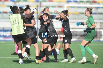2023-06-08 - the exultation at the end of the race of pomigliano during the Play - Out Serie A between Pomigliano Calcio vs SS Lazio Femminile at Palma Campania Stadium - POMIGLIANO VS LAZIO FEMMINILE - ITALIAN SERIE A WOMEN - SOCCER