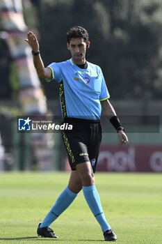 2023-09-30 - Referee Gabriele Totaro during the 2nd day of the Serie A Championship between A.S. Roma Women - Como Women on September 30, 2023 at the Tre Fontane Stadium in Rome, Italy. - AS ROMA VS FC COMO WOMEN - ITALIAN SERIE A WOMEN - SOCCER
