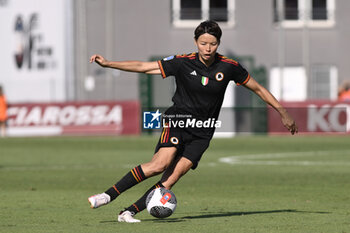 2023-09-30 - Saki Kumagai of A.S. Roma Women during the 2nd day of the Serie A Championship between A.S. Roma Women - Como Women on September 30, 2023 at the Tre Fontane Stadium in Rome, Italy. - AS ROMA VS FC COMO WOMEN - ITALIAN SERIE A WOMEN - SOCCER