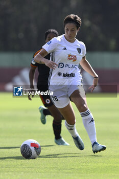 2023-09-30 - Sara Baldi of Como Women during the 2nd day of the Serie A Championship between A.S. Roma Women - Como Women on September 30, 2023 at the Tre Fontane Stadium in Rome, Italy. - AS ROMA VS FC COMO WOMEN - ITALIAN SERIE A WOMEN - SOCCER