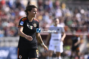 2023-09-30 - Valentina Giacinti of A.S. Roma Women during the 2nd day of the Serie A Championship between A.S. Roma Women - Como Women on September 30, 2023 at the Tre Fontane Stadium in Rome, Italy. - AS ROMA VS FC COMO WOMEN - ITALIAN SERIE A WOMEN - SOCCER