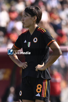 2023-09-30 - Saki Kumagai of A.S. Roma Women during the 2nd day of the Serie A Championship between A.S. Roma Women - Como Women on September 30, 2023 at the Tre Fontane Stadium in Rome, Italy. - AS ROMA VS FC COMO WOMEN - ITALIAN SERIE A WOMEN - SOCCER