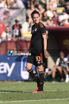 2023-09-30 - Manuela Giugliano of A.S. Roma Women during the 2nd day of the Serie A Championship between A.S. Roma Women - Como Women on September 30, 2023 at the Tre Fontane Stadium in Rome, Italy. - AS ROMA VS FC COMO WOMEN - ITALIAN SERIE A WOMEN - SOCCER