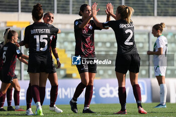 2023-10-01 - The Pomigliano C.F. team celebrates the draw - US SASSUOLO VS POMIGLIANO WOMEN - ITALIAN SERIE A WOMEN - SOCCER
