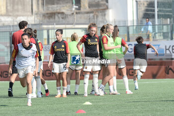 2023-10-07 - Roma players warming up during Serie A Women between Pomigliano CF vs AS Roma at Amerigo Liguori Stadium - POMIGLIANO WOMEN VS AS ROMA - ITALIAN SERIE A WOMEN - SOCCER