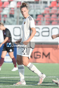 2023-10-07 - Martina Tomaselli of AS Roma celebrates after scoring goal during Serie A Women between Pomigliano CF vs AS Roma at Amerigo Liguori Stadium - POMIGLIANO WOMEN VS AS ROMA - ITALIAN SERIE A WOMEN - SOCCER