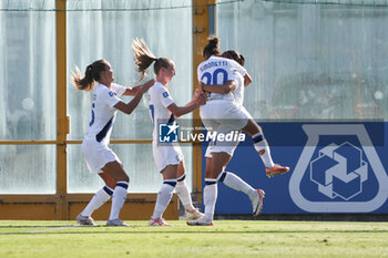 2023-10-08 - Agnese Bonfantini (Inter Women) celebrates after scoring a goal - US SASSUOLO VS FC INTERNAZIONALE WOMEN - ITALIAN SERIE A WOMEN - SOCCER