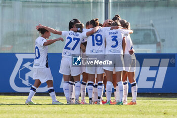 2023-10-08 - Inter Women celebrates goal - US SASSUOLO VS FC INTERNAZIONALE WOMEN - ITALIAN SERIE A WOMEN - SOCCER