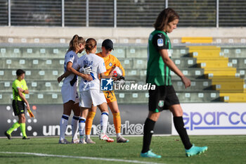 2023-10-08 - The Inter Women team celebrates the victory after the match - US SASSUOLO VS FC INTERNAZIONALE WOMEN - ITALIAN SERIE A WOMEN - SOCCER