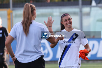 2023-10-08 - Agnese Bonfantini (Inter Women) at the end of the match - US SASSUOLO VS FC INTERNAZIONALE WOMEN - ITALIAN SERIE A WOMEN - SOCCER