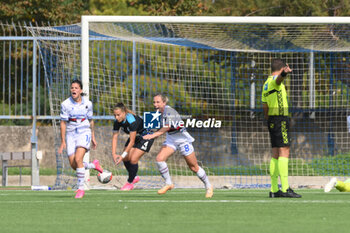 2023-10-14 - Aurora De Rita of Sampdoria Women celebrates after scoring goal - NAPOLI FEMMINILE VS UC SAMPDORIA - ITALIAN SERIE A WOMEN - SOCCER