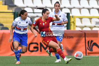 2023-10-22 - Oliviero (Sampdoria contrast Viens (Roma) - Sampdoria-Roma - Serie A Women - UC SAMPDORIA VS AS ROMA - ITALIAN SERIE A WOMEN - SOCCER
