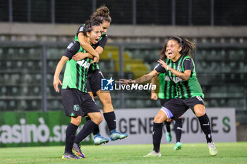 2023-10-21 - Annahita Zamanian (US Sassuolo) celebrates after the goal - US SASSUOLO VS FC COMO WOMEN - ITALIAN SERIE A WOMEN - SOCCER